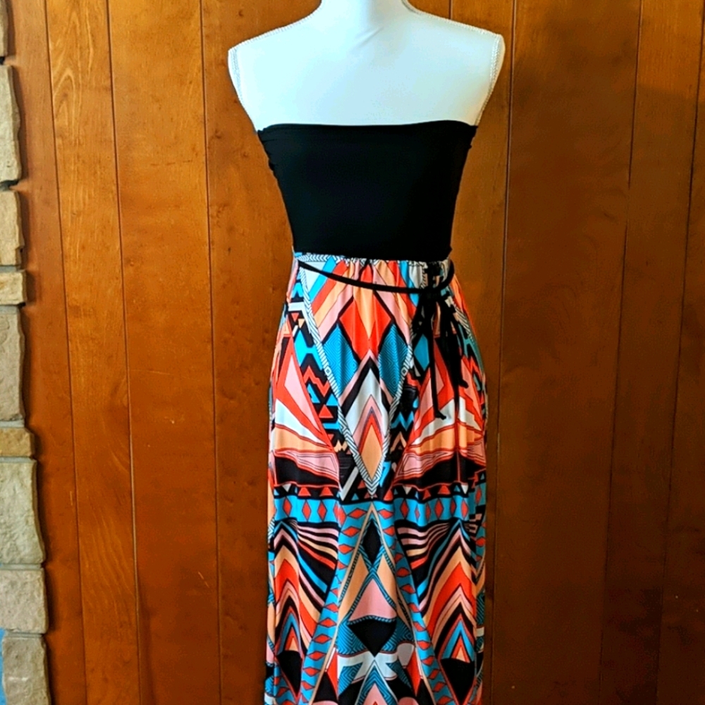 Strapless Maxi Sundress